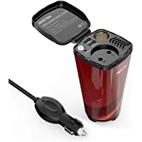 BESTEK Inversor De Corriente 200W 12V A 220V para Coche Cargador De Energía con 2 USB Puertos De 4.8A Y 1 Toma De…